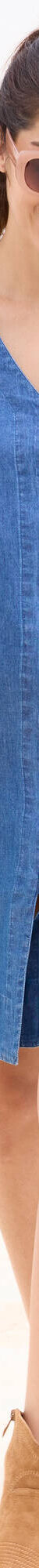 Robe housse boutonnée, jean léger (stone) Robe housse boutonnée, jean léger (stone)